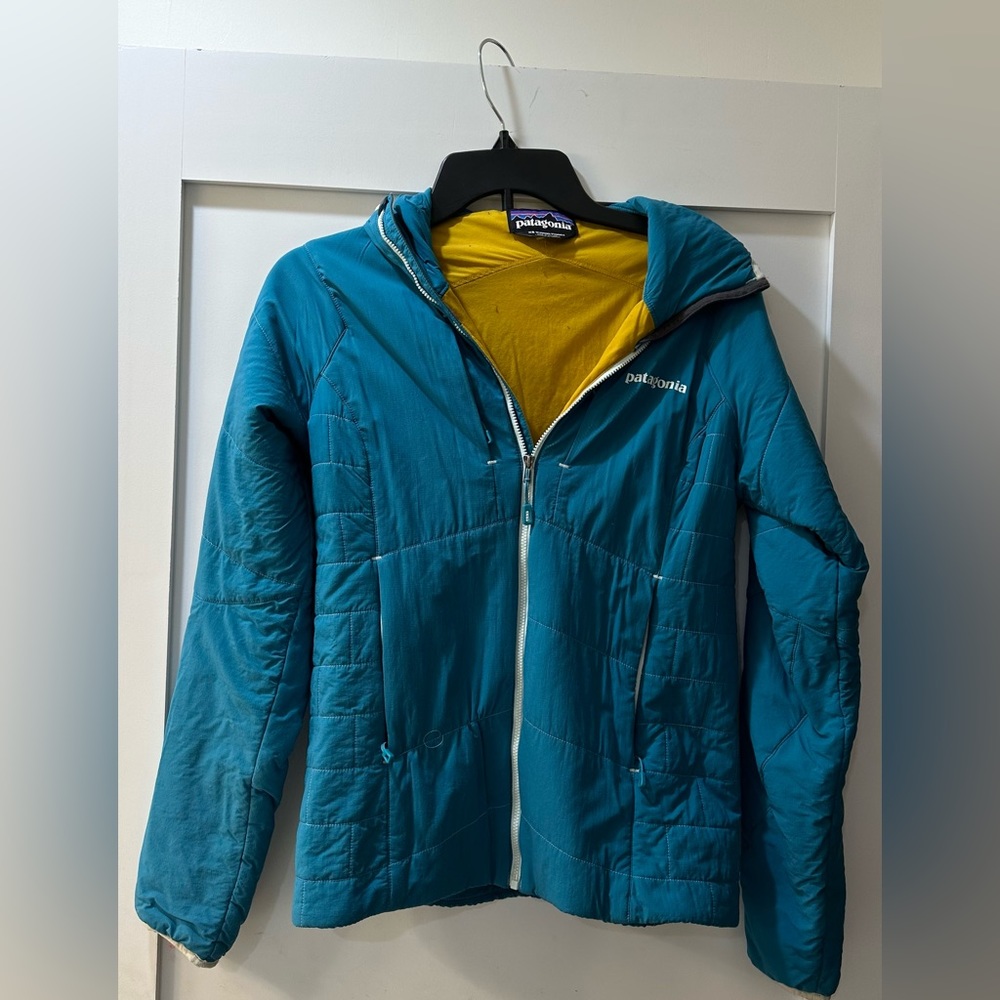 XS Patagonia Nano Air Hoody Winter Jacket, Tobago Blue